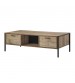 Mascot Coffee Table with 2 Drawers Storage in Oak Colour